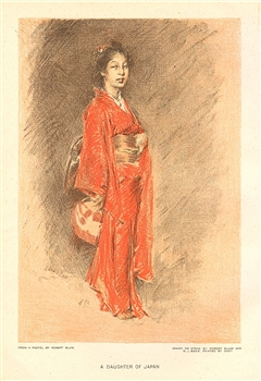 Robert Frederick Blum "A Daughter of Japan" chromolithograph