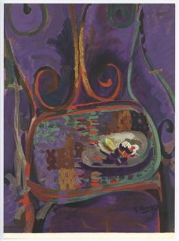 Georges Braque lithograph "La Chaise"