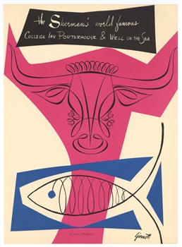 Haim Ginott lithograph Improvisations