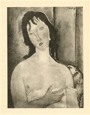 Amedeo Modigliani "Buste de jeune femme"