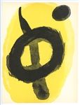 Joan Miro "Yellow" original lithograph, 1961