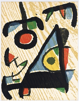 Joan Miro original woodcut