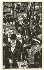 Frans Masereel woodcut