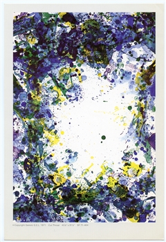 Sam Francis lithograph Gemini