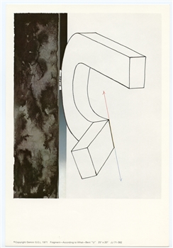 Jasper Johns Fragment - According to What