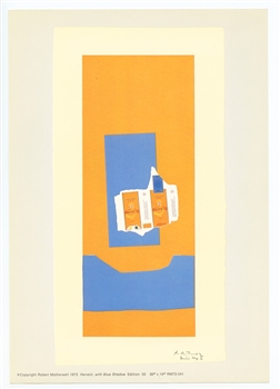 Robert Motherwell lithograph Summer Lights 1973