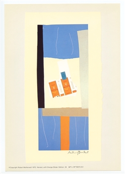 Robert Motherwell lithograph Summer Lights 1973