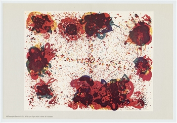 Sam Francis lithograph Gemini