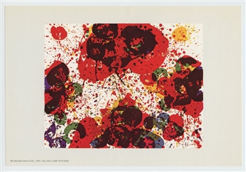Sam Francis lithograph Gemini