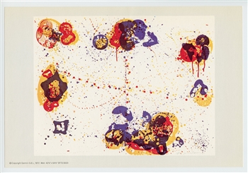 Sam Francis lithograph Gemini