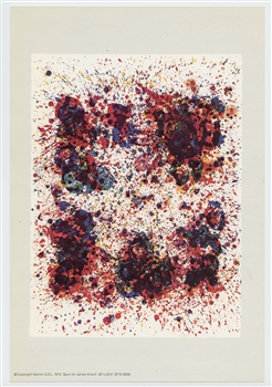 Sam Francis lithograph Gemini