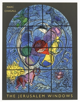 Marc Chagall Jerusalem Windows lithograph