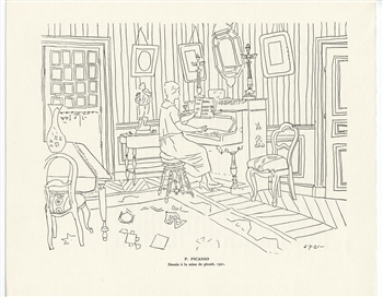 Pablo Picasso engraving