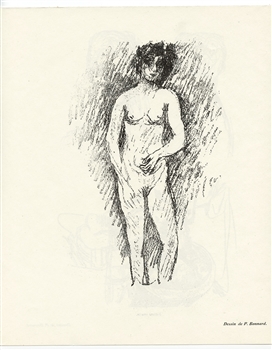 Pierre Bonnard engraving