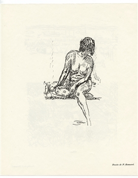 Pierre Bonnard engraving