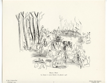 Raoul Dufy drawing