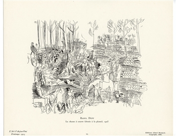 Raoul Dufy drawing