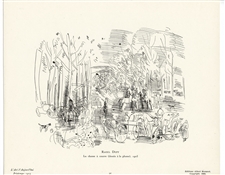 Raoul Dufy drawing