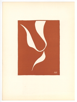 Henri Matisse linocut "Skater in Motion II"