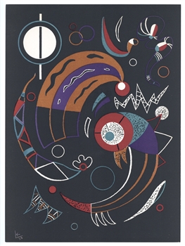 Wassily Kandinsky "Comets" original lithograph