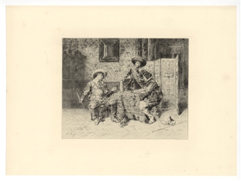 Albert Duvivier etching