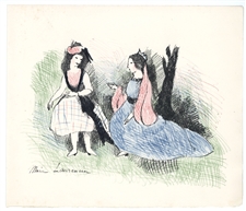 Marie Laurencin lithograph Alice in Wonderland