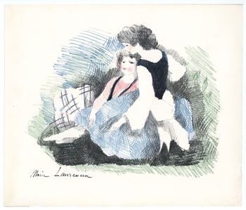 Marie Laurencin lithograph Alice in Wonderland