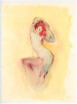 Leonor Fini signed original lithograph