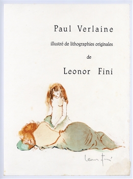 Leonor Fini signed original lithograph
