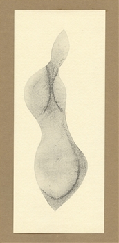 Jean Hans Arp lithograph Pensieri Poesie Collages