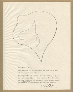 Jean Hans Arp lithograph Pensieri Poesie Collages