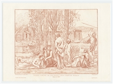 Puvis de Chavannes lithograph