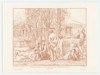 Puvis de Chavannes lithograph