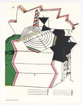 Lucio del Pezzo original lithograph
