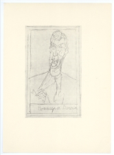 Alberto Giacometti lithograph