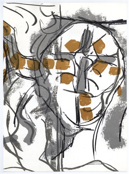 Jean-Paul Riopelle original lithograph 1974