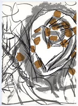 Jean-Paul Riopelle original lithograph 1974