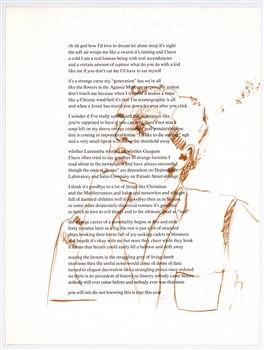 Larry Rivers lithograph