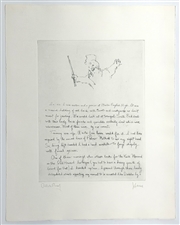 Jack Levine signed original etching Dreigroschen Film
