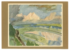 Erich Heckel watercolor