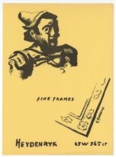 Gerrit Hondius lithograph Improvisations
