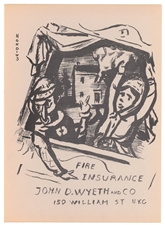 Gerrit Hondius lithograph Improvisations