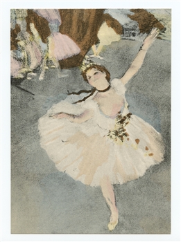 Edgar Degas pochoir Danseuse