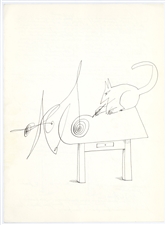 Saul Steinberg lithograph