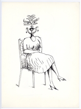 Saul Steinberg lithograph