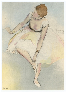 Edgar Degas pochoir Danseuse