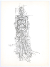 Alberto Giacometti lithograph, 1954