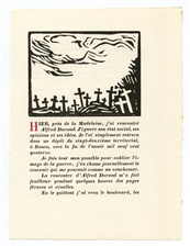 Maurice de Vlaminck original woodcut, 1927