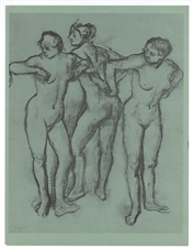 Edgar Degas - Figure Study