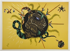 Jean Lurcat lithograph - Signs of the Zodiac: Capricorn